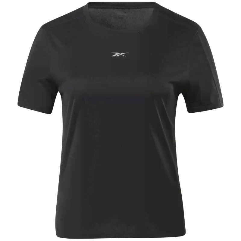 Женская теннисная футболка Reebok Workout Ready Run Speedwick Tee W - black-0