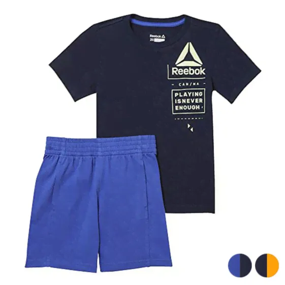 Детский спортивный костюм для девочек Reebok B ES SSET Baby-0