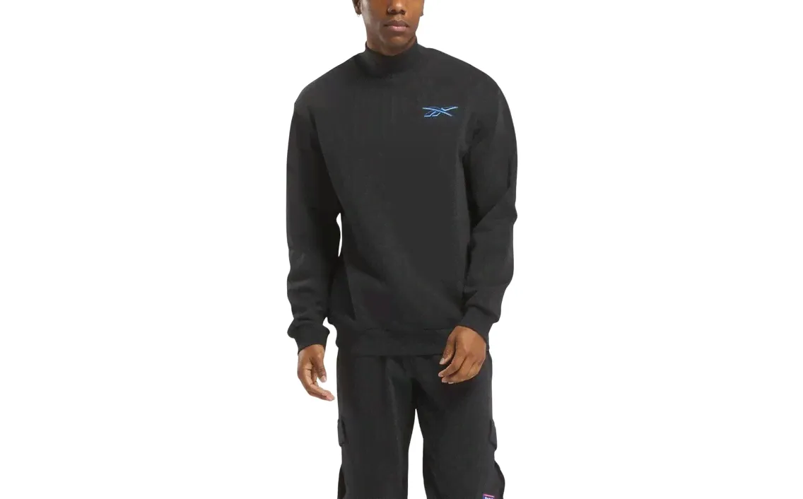 Свитшот унисекс Reebok CL UNIFORM MOCK NECK MIDLAYER черный S