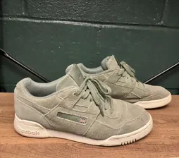REEBOK Classic Shake Me Leather Montana Cans Sneaker Workout Shoe in Green Sz 7