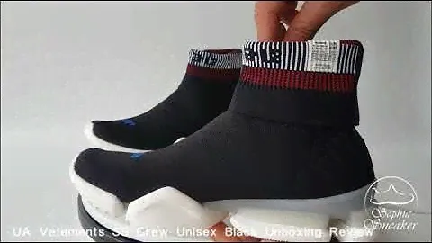 UA Vetements SS Crew Unisex Black Unboxing Review