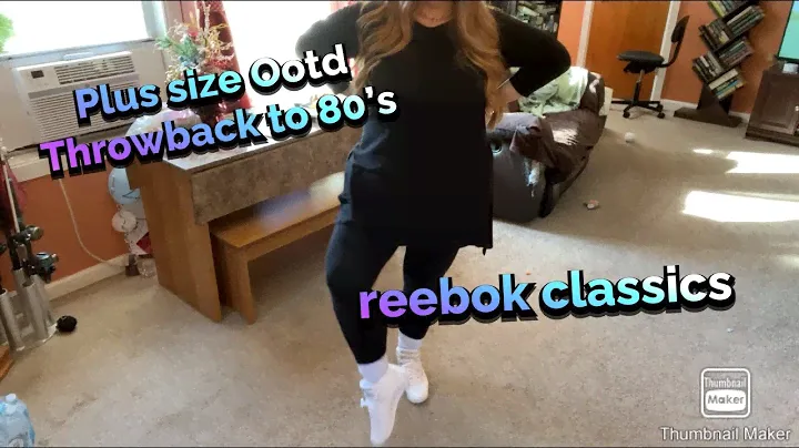 Плюс размер OOTD|| Возвращение к классике Reebok 80-х || Лучшая тушь!
