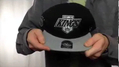 Kings 'SURE-SHOT SNAPBACK' Black-Grey Hat by Twins 47 Brand