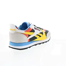 Мужские черные замшевые кроссовки Reebok Classic Leather GX2847 Lifestyle 305125220406 (чёрный, lpn23735532)