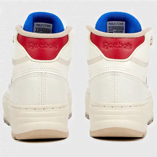 Кроссовки Reebok Club C Geo Mid Chalk/Flash Red/Vector Blue-2