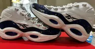 reebok question Mid x Panini Tiger Prizm White/Classic Cobalt/Black Mens Size 9
