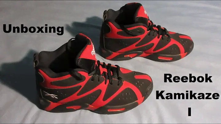 Unboxing my Red and Black Reebok Kamikaze I's!  (Shawn Kemp NBA shoes)