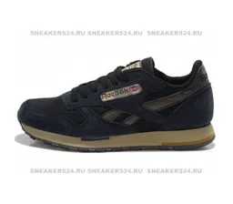 Кроссовки Reebok Classic Leather Utility Black