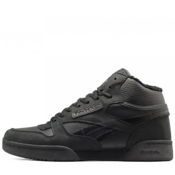 Кроссовки Зимние Reebok Сlassic Exertion Mid Black With Fur с Мехом