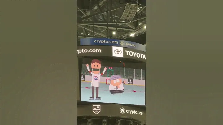 LA Kings vs Oilers Cartman South Park Canadian flapping head