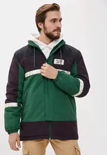 Куртка утепленная Reebok Classic. Цвет: зеленый. Сезон: Осень-зима 2020/2021.