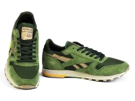 Reebok Classic Leather зеленые