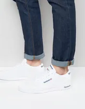 Белые кожаные кроссовки Reebok Ex-o-fit ar3169 - Белый CL000009256660
