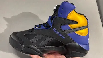 Reebok Shaq Attaq Los Angeles Lakers Basketball Shoes