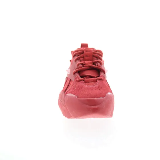 Кроссовки Reebok Club C V2 Cardi B Red Suede-0