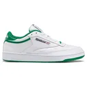 Кроссовки мужские Reebok Club C 85 White/Glegrn/Black FX4765 кожаные для тенниса белые